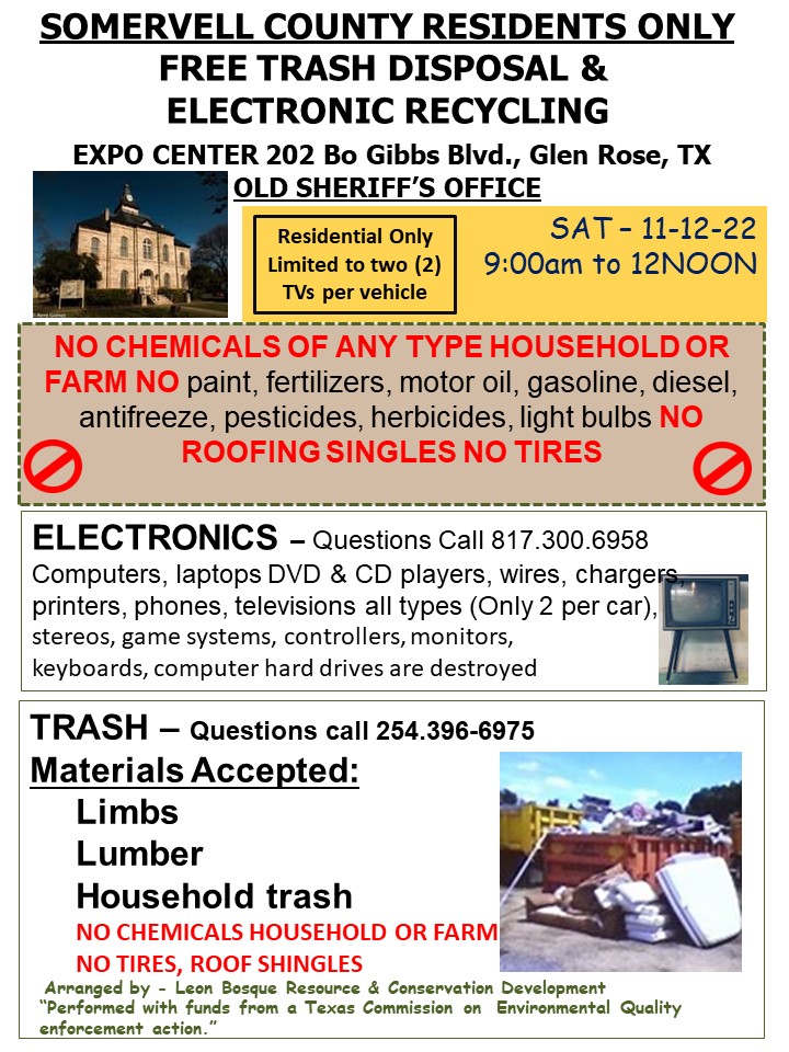 2022 Somervell Flyer TRASH ELECTRONICS