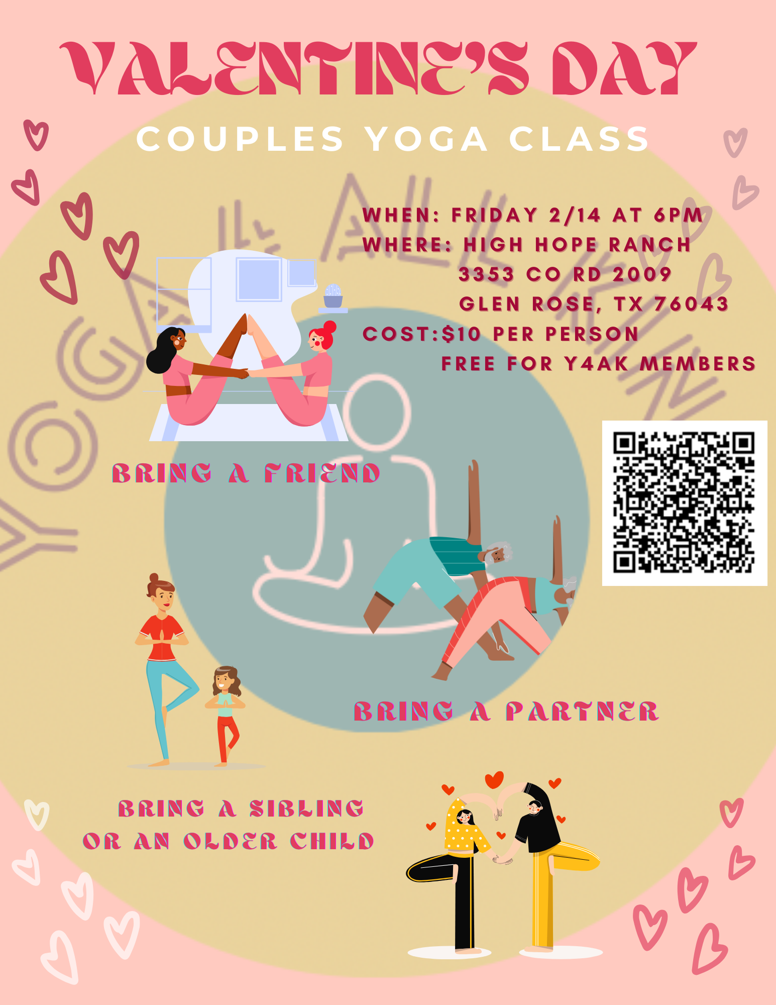 Valentines Day Couples Yoga Class