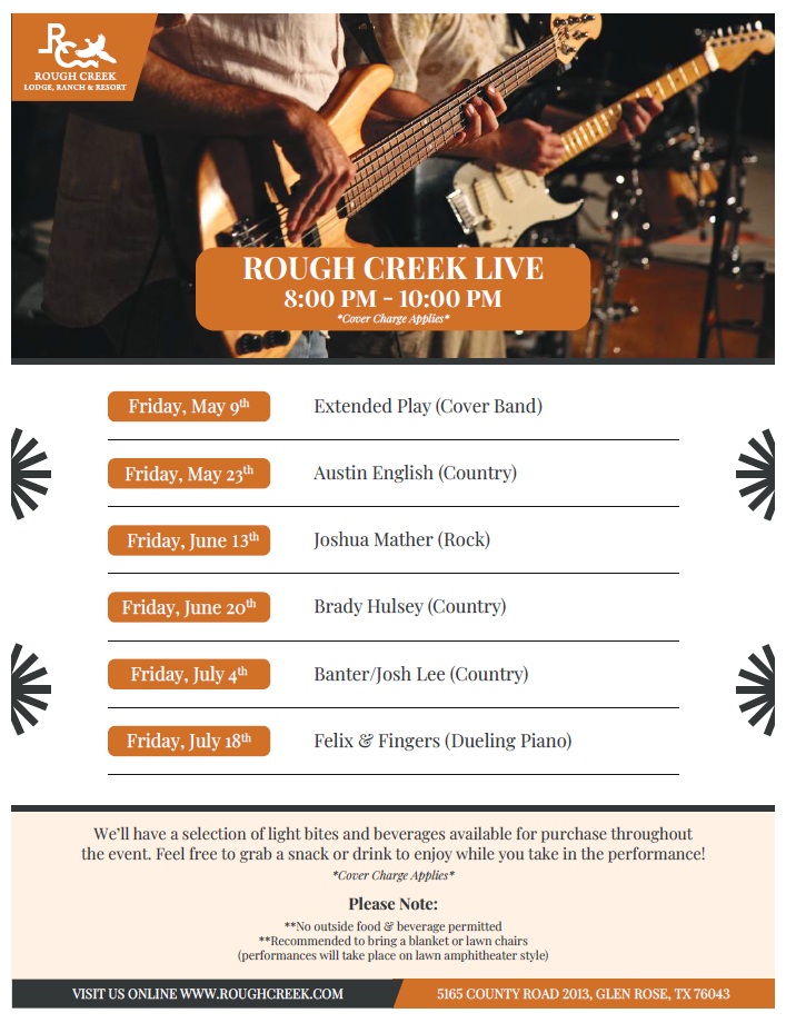 Rough Creek Lodge, Ranch and Resort Present Austin English!