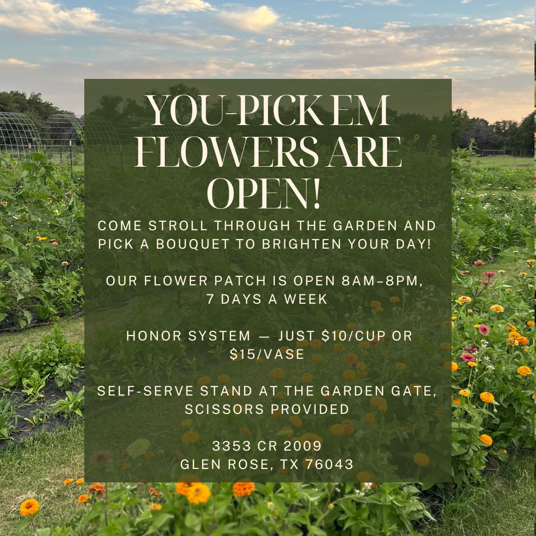 You Pick ‘Em Flowers!