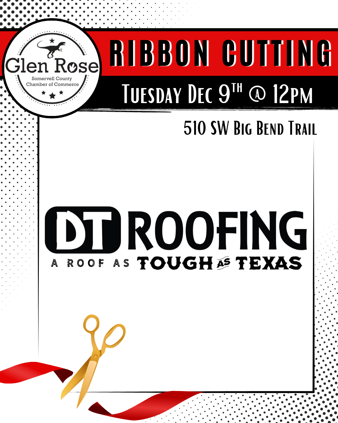 DT Roofing Ribbon Cutting