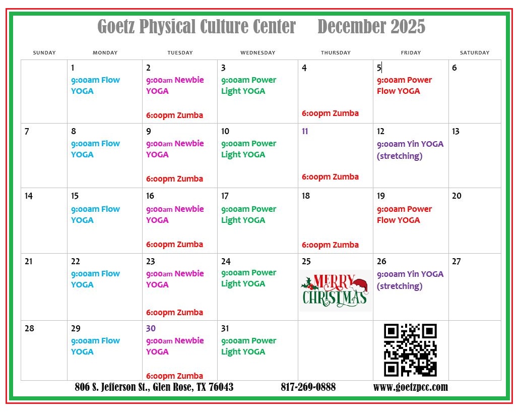 Goetz PCC Group Fitness
